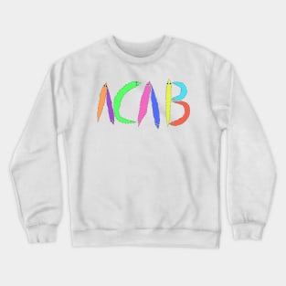 Acab worm on a string Crewneck Sweatshirt